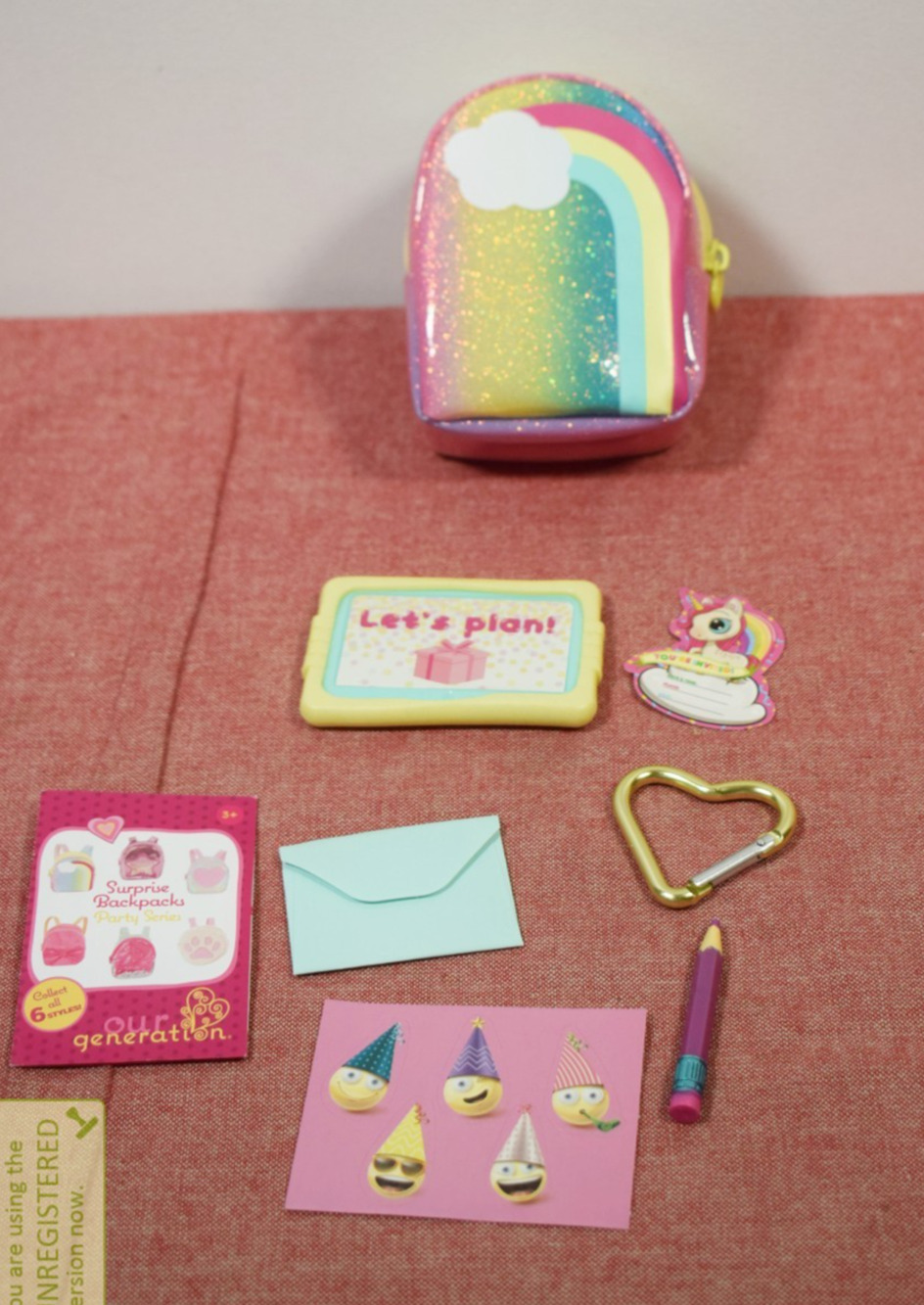 Our Generation Surprise Backpack Party Series Rainbow